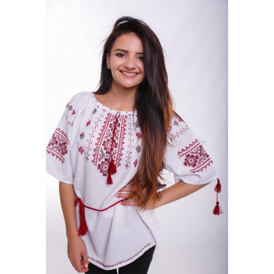 Embroidered Blouse "Hutsulka" handmade